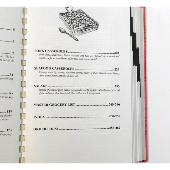 Casseroles to the Rescue Cookbook by Barbara Jones Easy to Make Recipes HB Spira - Picture 6 of 6